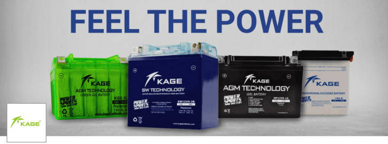 Kage Powersportsbatterien - Batterien für Roller und Motorräder zum Bestpreis
