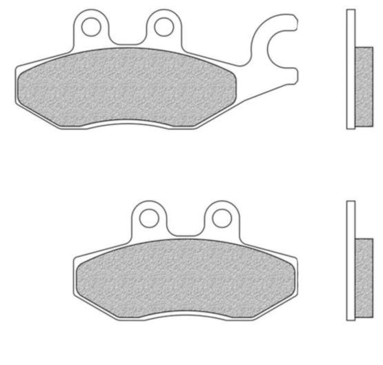 Bremsbeläge NewFren Typ FD.0365 (1 Satz a 2 Stück) (700365)