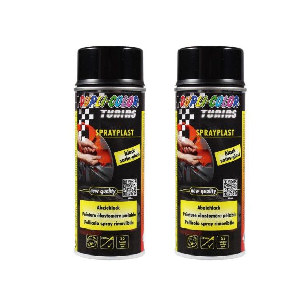 Duplicolor Sprayplast - Sprühfolie schwarz seidenglanz 2x 400 ml. (DU3880402_23120408091743)