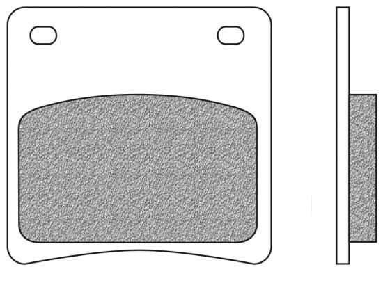 Bremsbeläge NewFren Typ FD.0147 organisch für Suzuki GSX 400 750