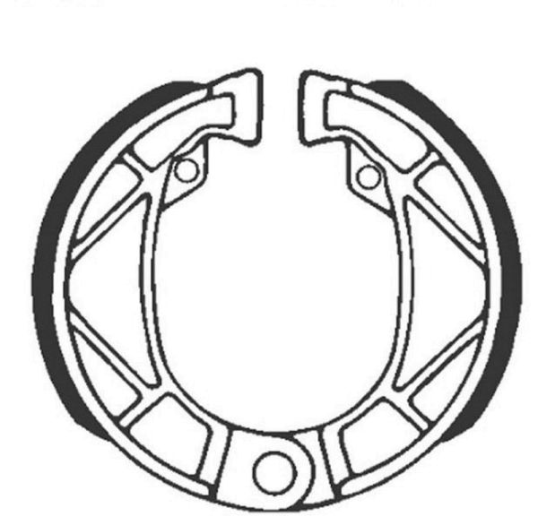 Bremsbacken für Trommelbremse EBC mit Federn Typ 995 (681150)