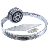Zündapp Felge komplett Satz 1,5 x 17 Nabe 120mm SKF Lager KS 50 CS 50 GTS Typ 517 529 (166316) Zündapp Felge komplett Satz 1,5 x 17 Nabe 120mm SKF Lager KS 50 CS 50 GTS Typ 517 529 (166316)