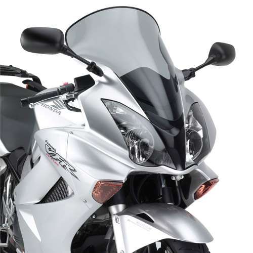 Givi Windschild D217SG getönt, 520 mm hoch, 430 mm breit für Honda VFR 800 VTEC (02>11) (D217SG)