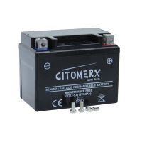 Batterie, Rollerbatterie wartungsfrei 12V 5AH YB4L-B, YTX4L-BS, YT4L-B für 50ccm Roller (127540)