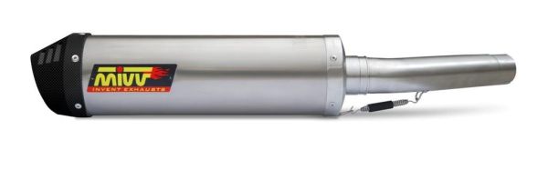 Mivv SPORT Schalldämpfer OVAL SLIP-ON Titan Cap für KAWASAKI Z 750 BJ 2007 > 2014 (K.018.LNC)