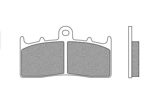 Bremsbeläge, Bremsklötze Sintermetall vorne Typ FD0319-SCS für BMW R 1150 GS, ABS, K 1300, R 850 R, (162135)